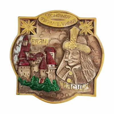 Placheta ipsos romania, suvenir gift shop, 16x24x2.5 cm, model es9669 c
